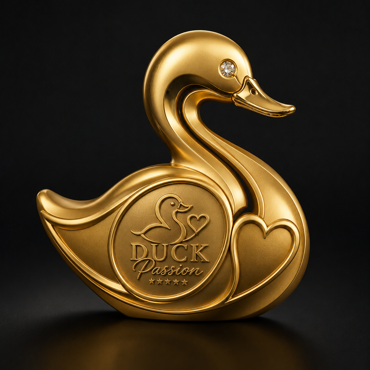 Création 3D DuckPassion dorée